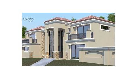 5 Bedroom Double Storey House Plans South Africa 3D In