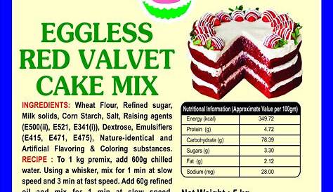 5 Kg Cake Price In India Kampp BAKETOP RED VELVET Premium EGGLESS CAKE PREMIX