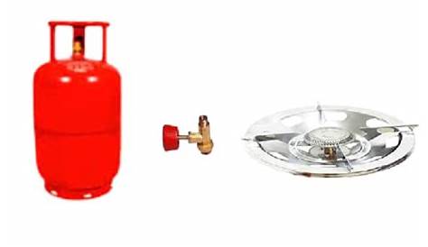 Portable Camping Gas Cylinder With Stainless Burner (5 Kg