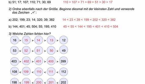 Arbeitsblatt - Test Klasse 5: Natürliche Zahlen - Mathematik - tutory.de