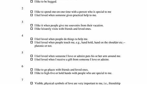 5 Love Language Quiz For Adolescents Pdf A Teen’s Guide To The