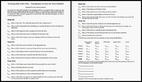 5 Love Languages Quiz Foor Teens Printable