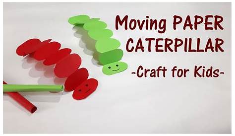 5 Minute Crafts Straw Caterpillar How To Make A Moving Paper With Paper How To Make