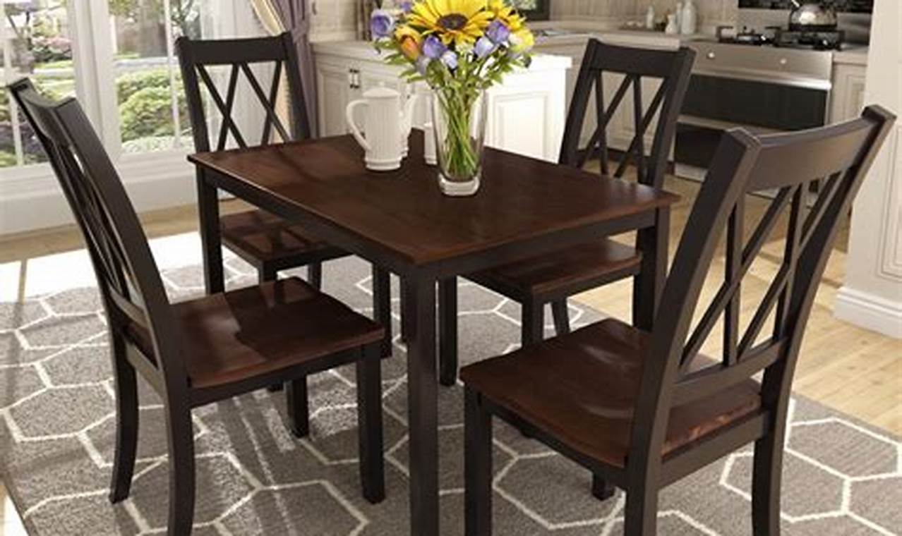 5 Piece Kitchen Dining Table Set: A Buyer's Guide