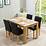 Cherry Tree Furniture 5Piece Dining Room Set 4Seater Dining Table