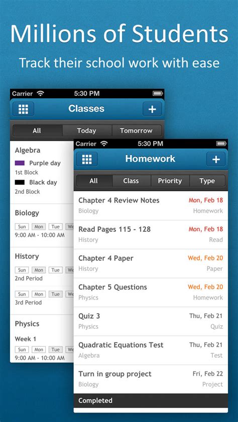 5 . myHomework Student Planner