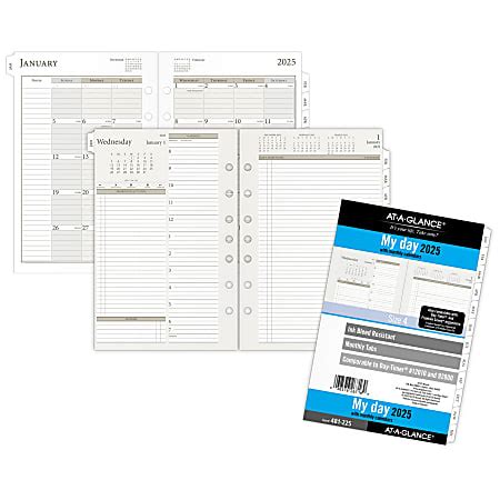 5 12 X 8 12Printable Day Planner Sheets
