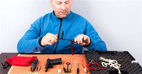 Cleaning a Bore Snake