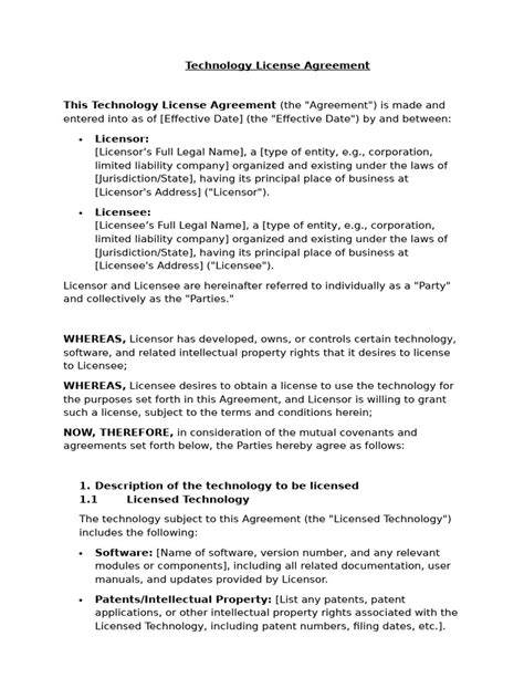 5 Essential Steps to Crafting the Perfect Technology License Agreement Checklist