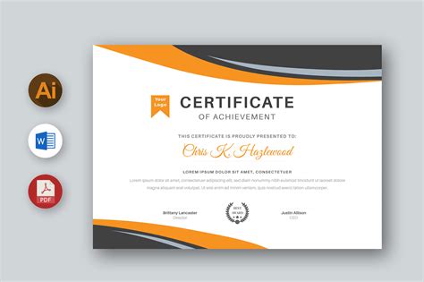 5 Indesign Certificate Template | AF Templates