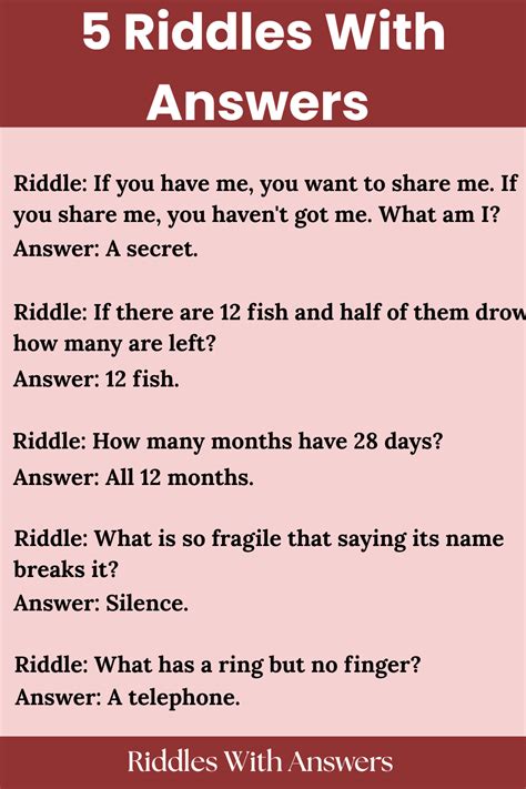 5 Jokes And 5 Riddles