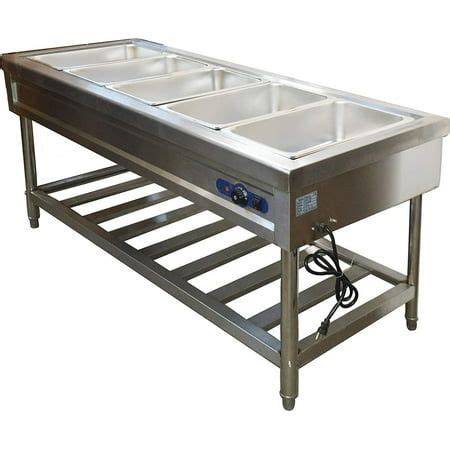5 Pan Steam Table