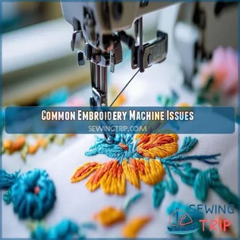 Embroidery Machine Quick Fixes