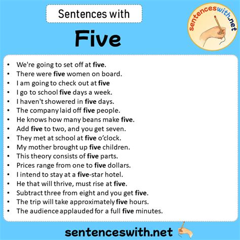 5 Sentences