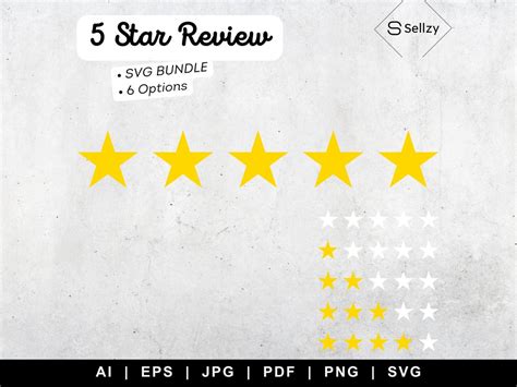 Unveiling the Majestic World of 5-Star SVGs: Craft Your Designs with Unmatched Elegance