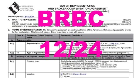 Completing the BRBC in California