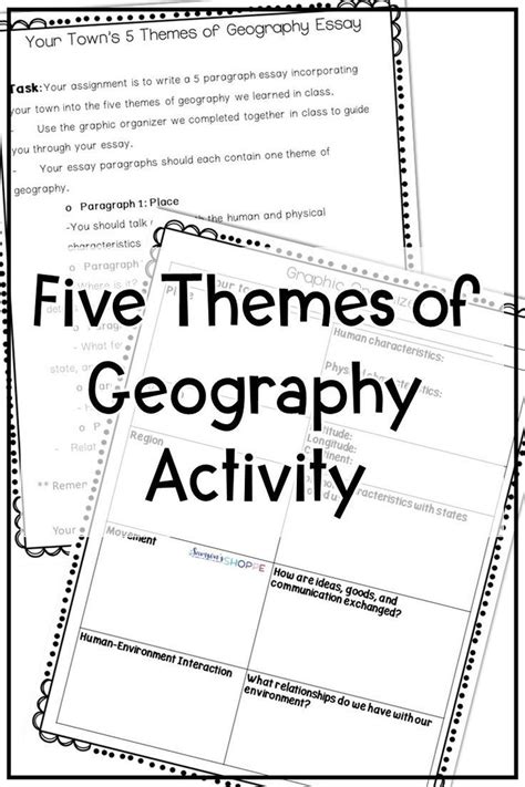 5 Themes Of Geography Worksheet Free