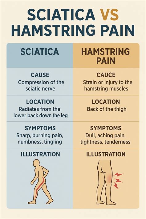 Sciatica vs. Hamstring Pain