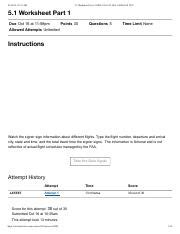 5 Worksheet Part 1 Asl