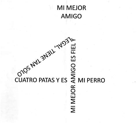 5 ejemplos de caligrama Imagui