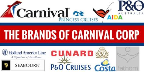 5 cruise lines owned by carnival corporation