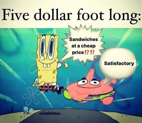 Five dollars foot long meme but cuphead by San8ic on DeviantArt
