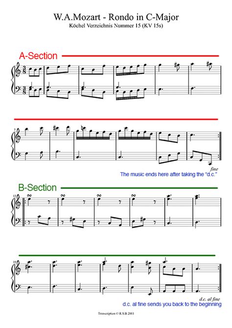 5 examples of ternary form