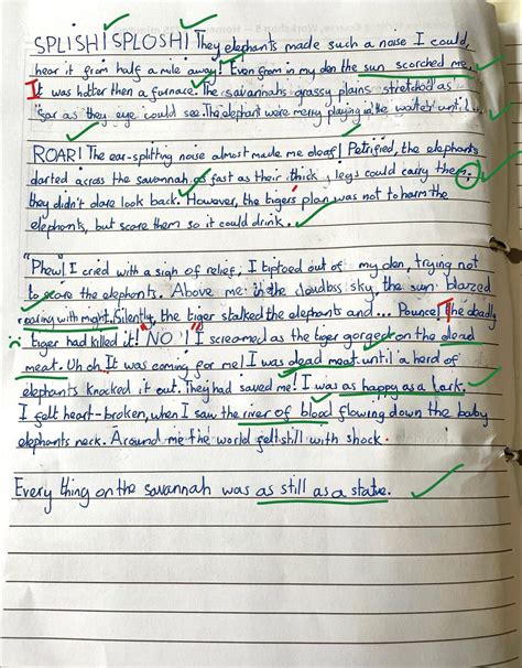 5 examples of writing