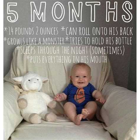 5 months quotes for baby girl funny