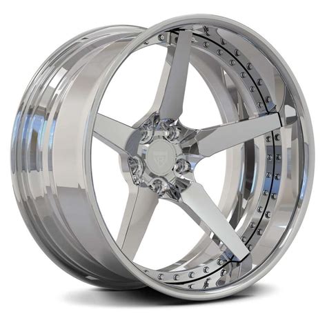 5 spoke chrome wheels