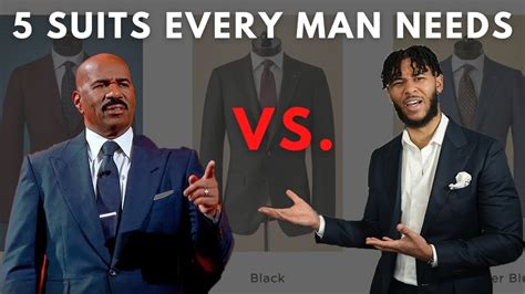 5 suits every man should own steve harvey