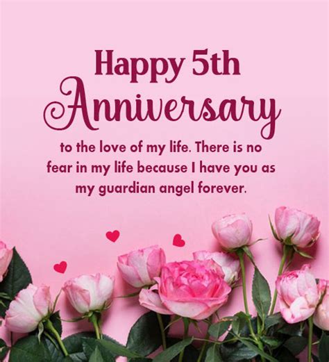 5 Th Wedding Anniversary Wishes for Husband