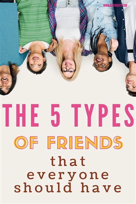 5 types of friends in a group