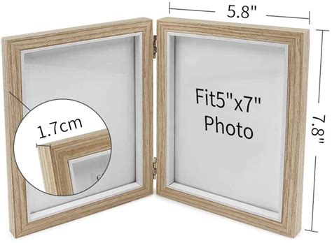 5 X 7 Double Photo Frames