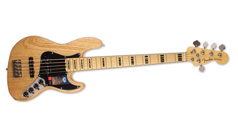 DISC Squier by Fender Deluxe Dimension 5 String Bass V, Black at Gear4music