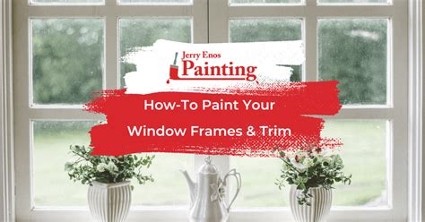 5. Paint your window frames