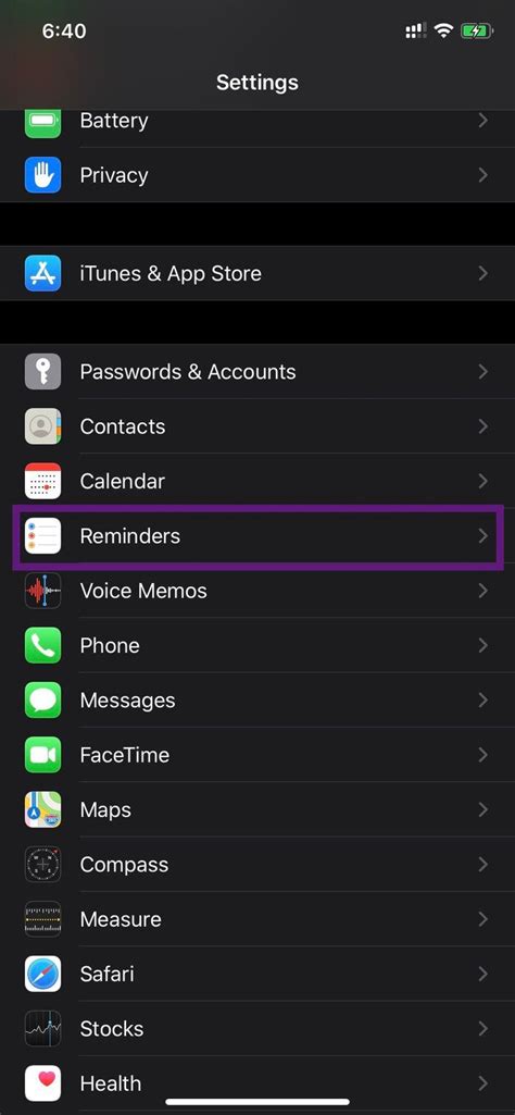 5. Add Outlook Tasks in Apple Reminders