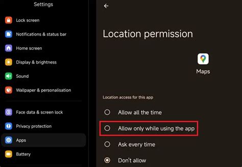 5. Allow Google Maps location access