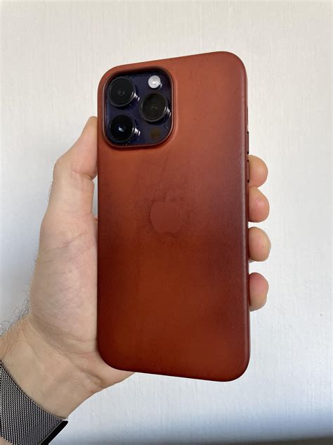 5. Apple Leather Case
