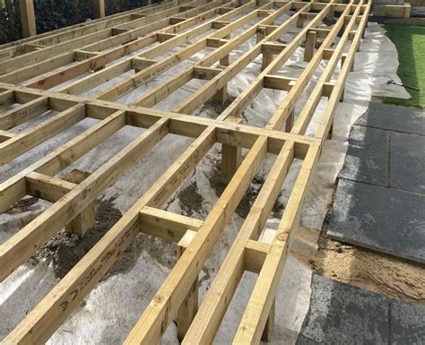 5. Build a frame for a raised deck