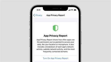 5. Check App Privacy Report