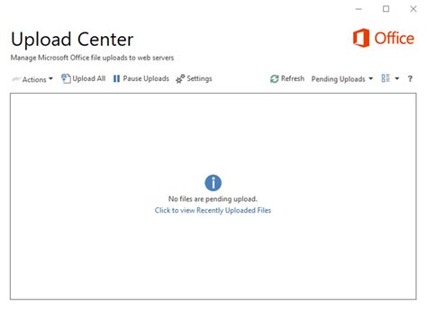 5. Check Office Upload cache system