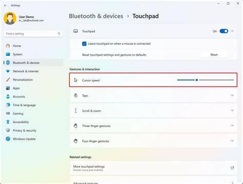 5. Check Touchpad Settings