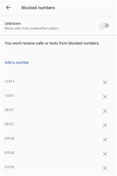 5. Check Your Blocked Numbers List or App