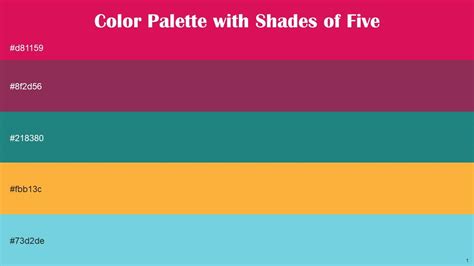 5. Choose a color scheme that threads throughout