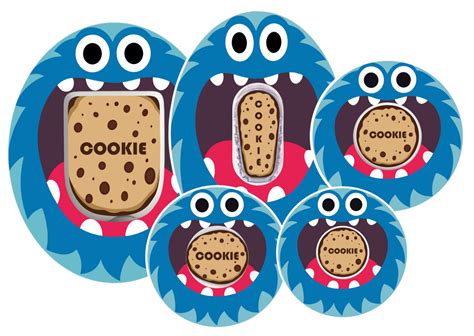 5. Cookie Monster Stickers
