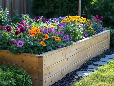 5. Create structure with a formal flower bed