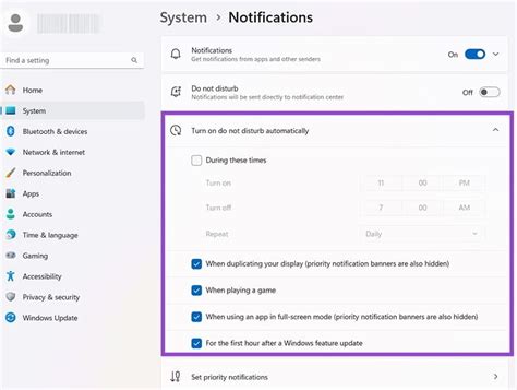 5. Customize Notifications