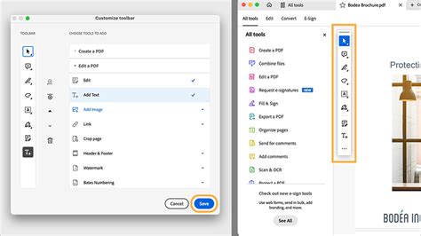 5. Customize the Toolbar