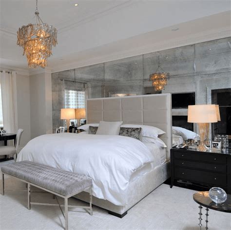 5. Decorate your bedroom with a mirrored headboard